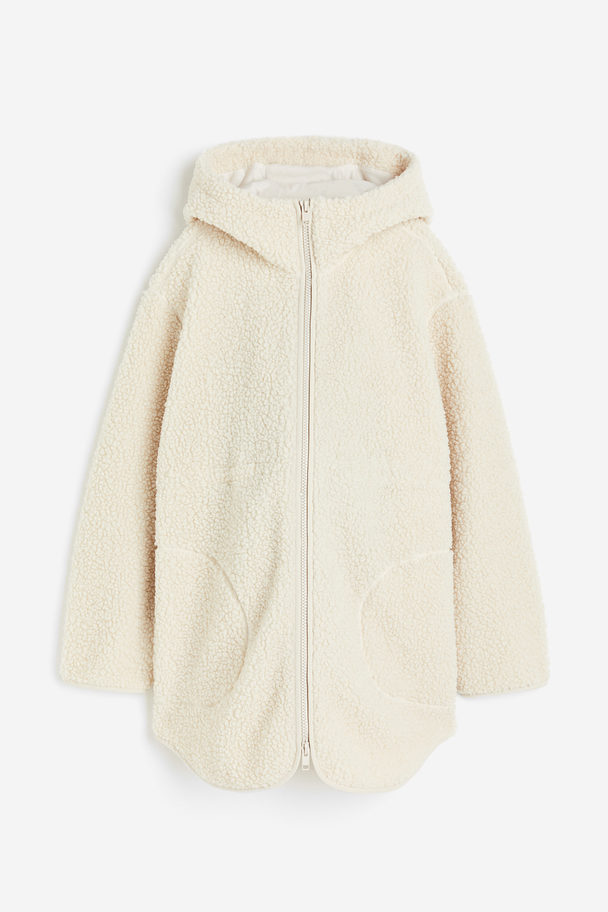 H&M Mama Teddy Capuchonvest Roomwit