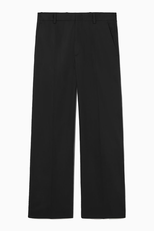 COS Wide-leg Trousers Black