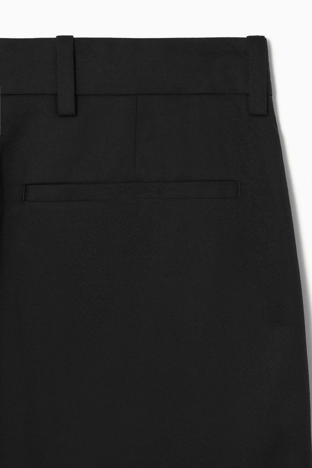 COS Wide-leg Trousers Black