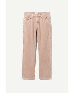 Space Washed Cord Trousers Beige