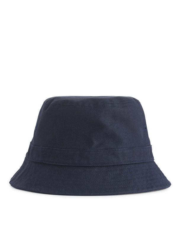ARKET Hemp Bucket Hat Dark Blue