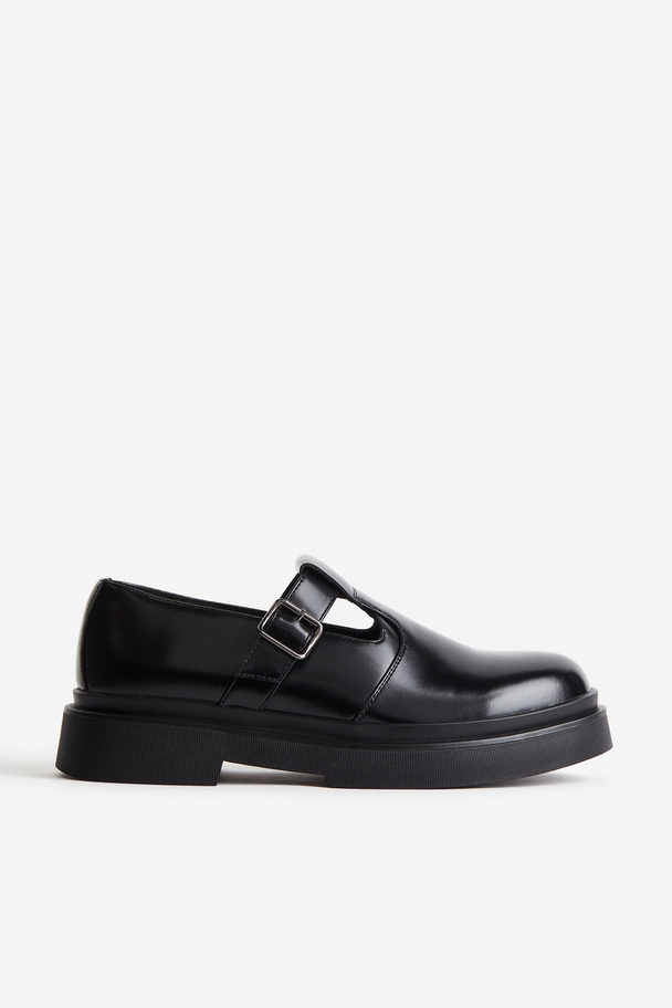 H&M Buckled Shoes Black