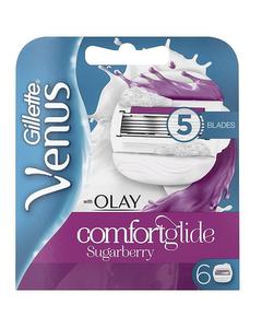 Gillette Venus With Olay Comfortglide Sugarberry  Blades 6-pack
