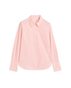 Slim Poplin Shirt Light Pink