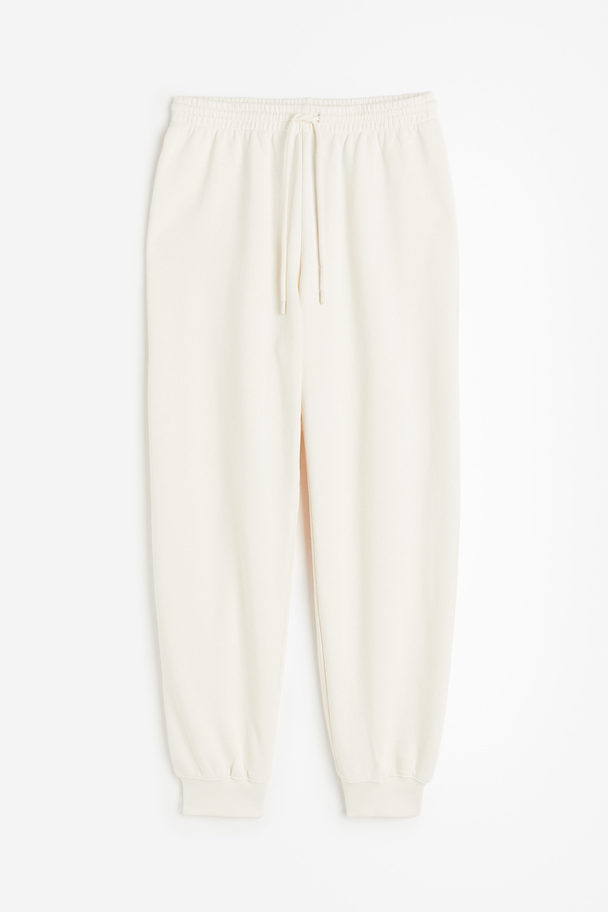 H&M Joggpants Cremefarben