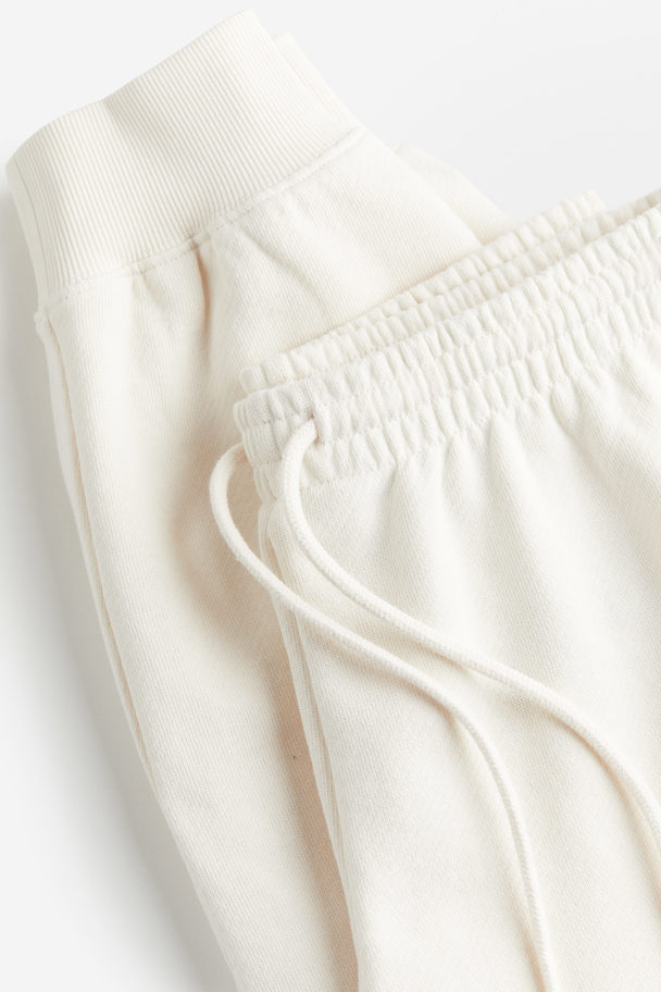 H&M Joggpants Cremefarben