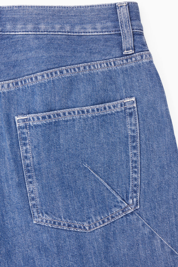COS Wide-leg High-rise Jeans Light Blue
