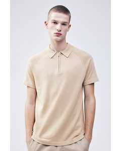 Poloshirt - Muscle Fit Beige