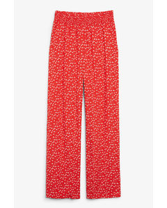 Viscose Trousers Floral Print