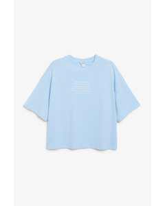 Be With Me Tee Light Blue