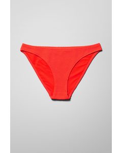 Sunny Structured Swim Bottom Red