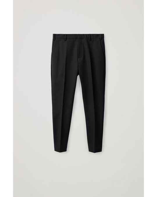 COS Slim-fit Trousers Black