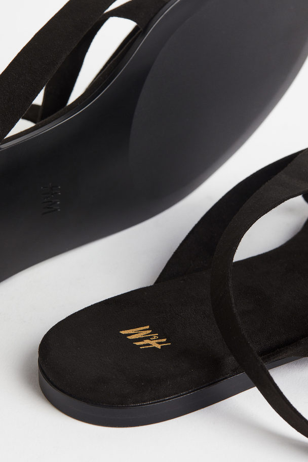 H&M Strappy Sandals Black