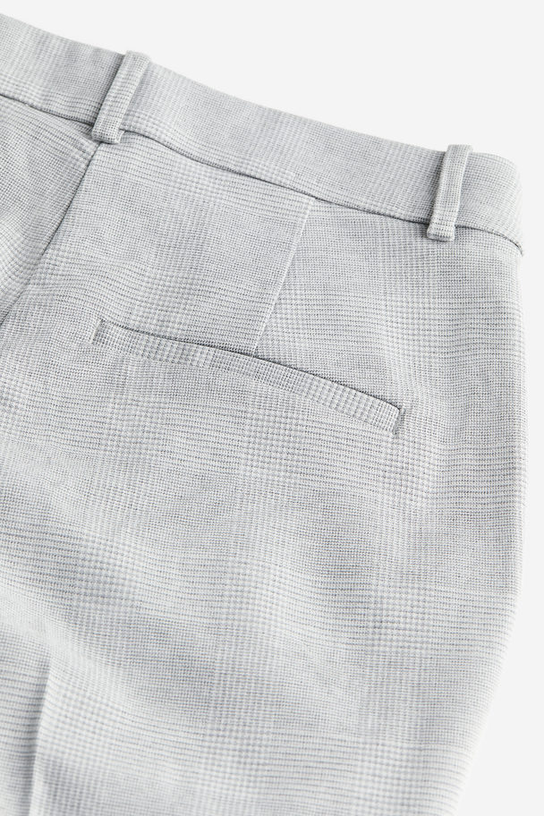 H&M Pantalon Lichtgrijs/geruit