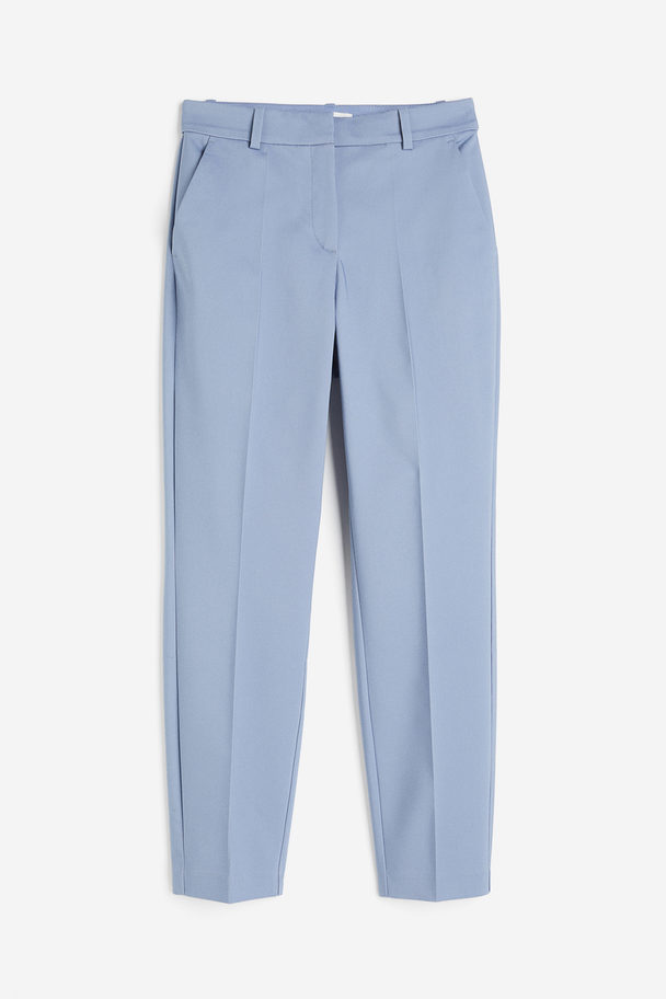 H&M Slacks Mattblau