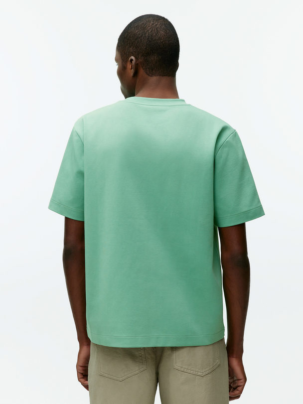 ARKET Interlock T-shirt Green