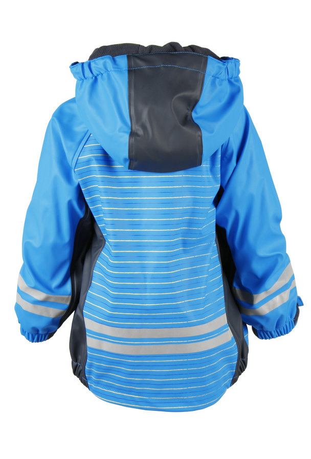 Bagheera Rain Fleece Jacket Kids Blue/dark Grey
