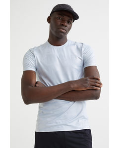 Slim Fit Sports Top White/patterned