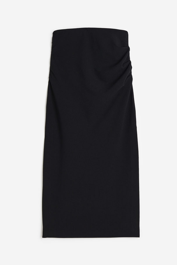 H&M Draped Skirt Black