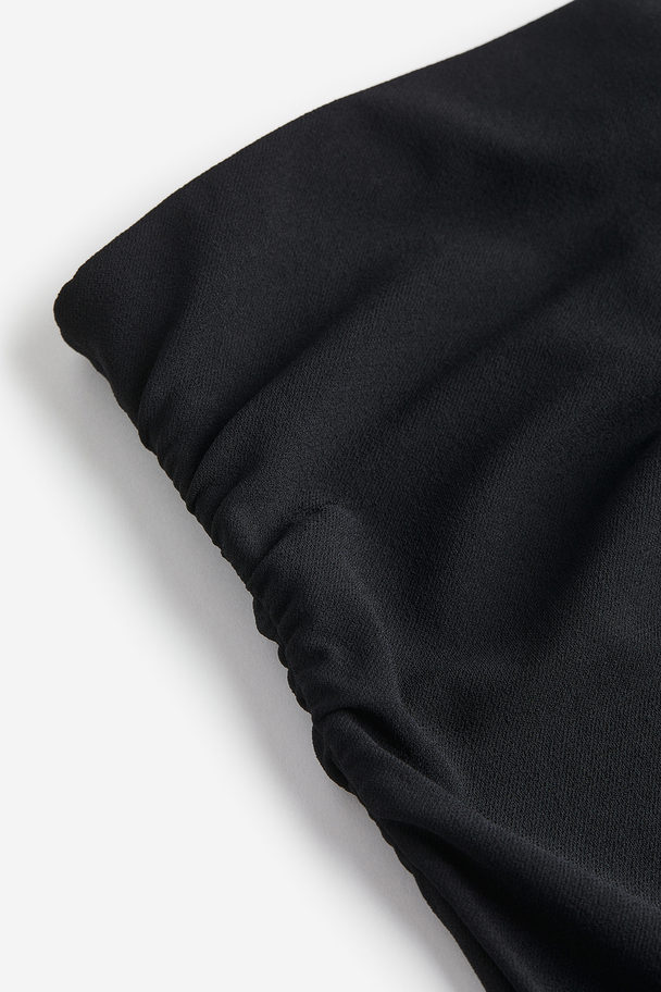 H&M Draped Skirt Black