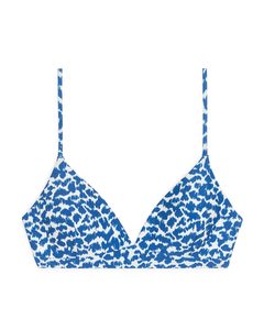 Bikini Top Blue/white