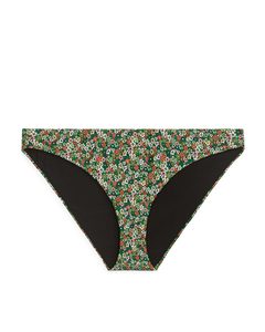 Bikini Bottom Green/floral