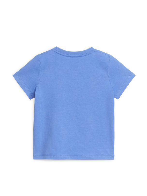 ARKET T-Shirt mit Rundhalsausschnitt Hellblau