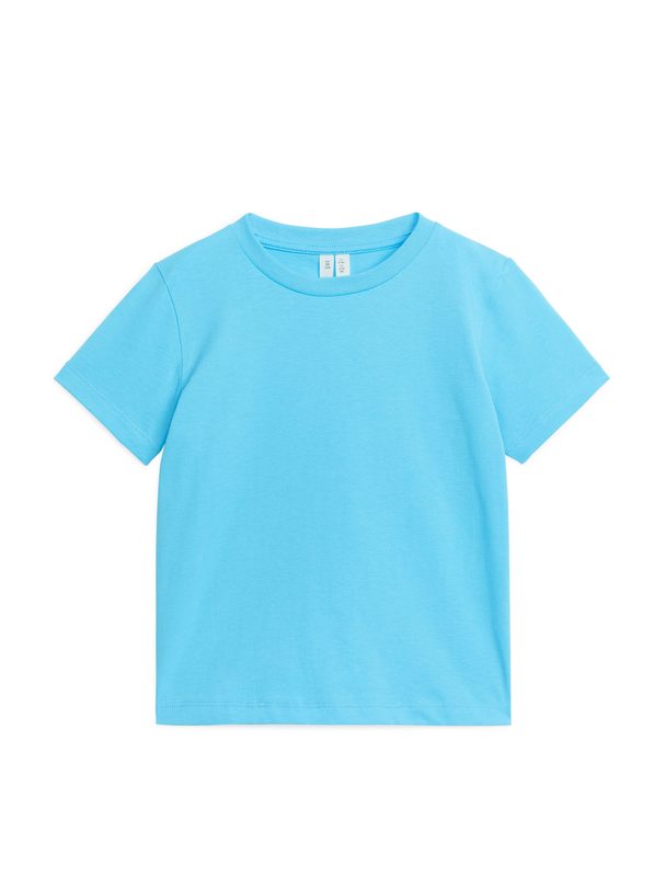 ARKET Crew-neck T-shirt Turquoise
