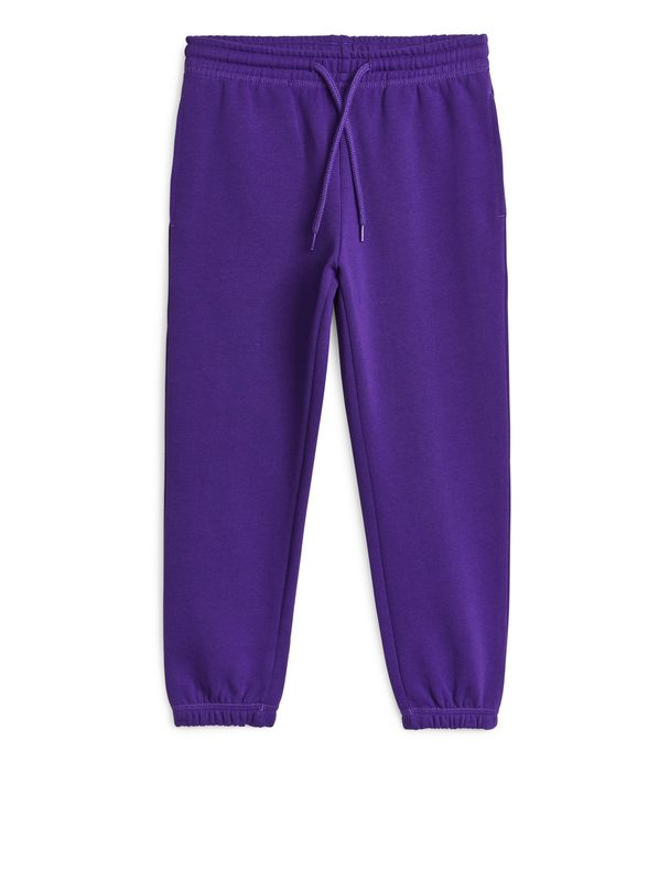 Arket French Terry Sweatpants Purple