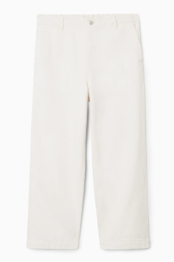 COS Diem Jeans - Straight/cropped Off-white