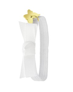 Witte Kinderrekarmband Met Hanger Vlinder