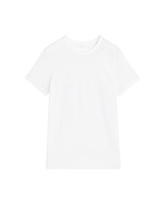 Eiskrepp-T-Shirt Weiß