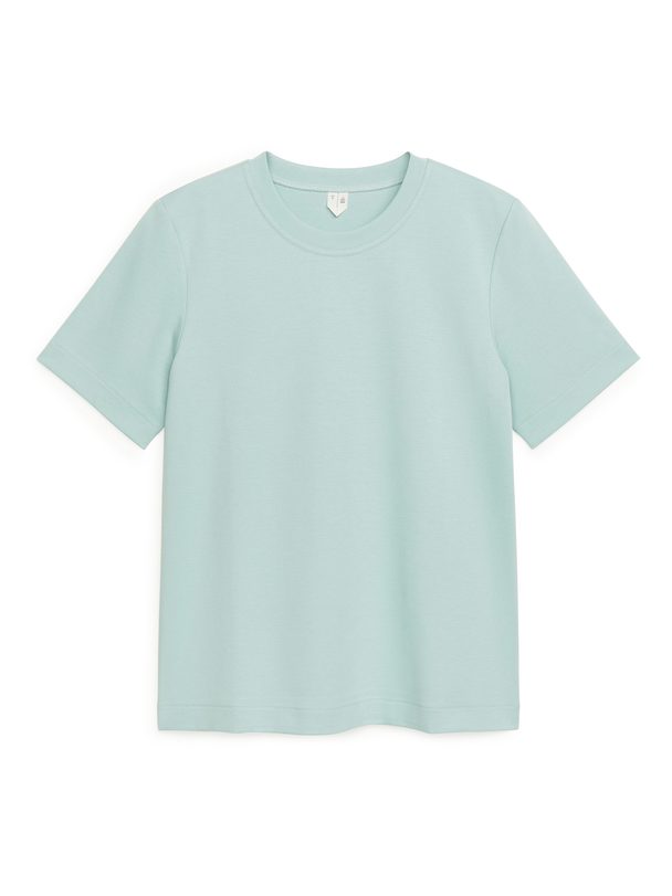 Arket Heavy-weight T-shirt Light Turquoise
