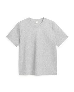 Heavy-weight T-shirt Light Grey Melange
