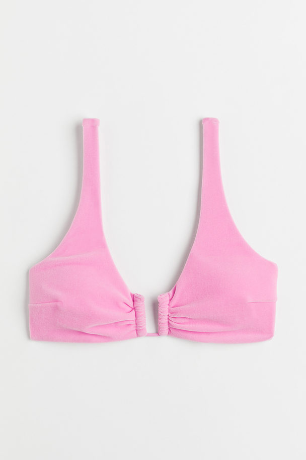 H&M Padded Bikinitop Roze