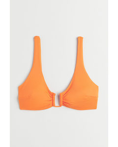 Padded Bikinitop Oranje