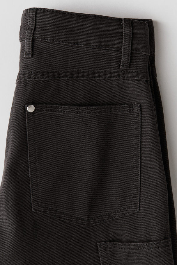 H&M Carpenter-Shorts Schwarz