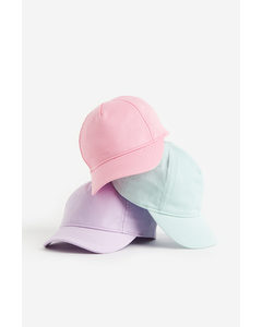 3-pack Caps Pink/light Purple