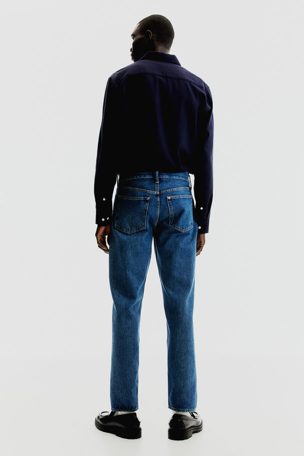 H&M Overhemd - Regular Fit Donkerblauw