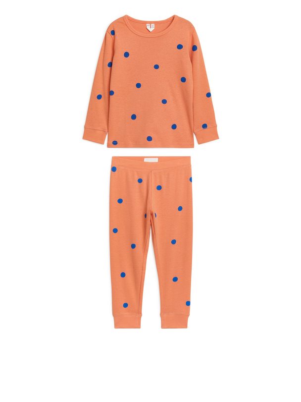 ARKET Jersey-Pyjama Orange