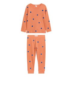 Jersey Pyjama Set Orange