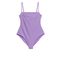 Square-neck Swimsuit Lilac