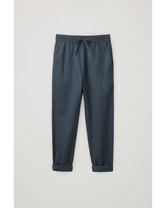Relaxed Joggers Steel Blue