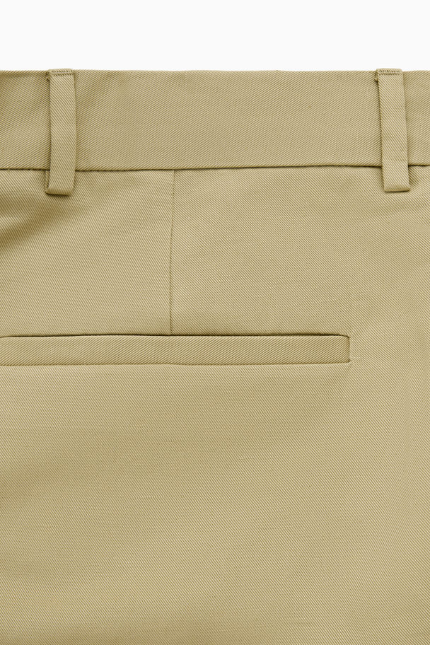 COS Linen And Cotton-blend Tailored Trousers Beige