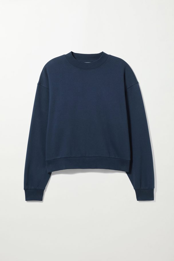 Weekday Sweatshirt Amaze Dunkelblau