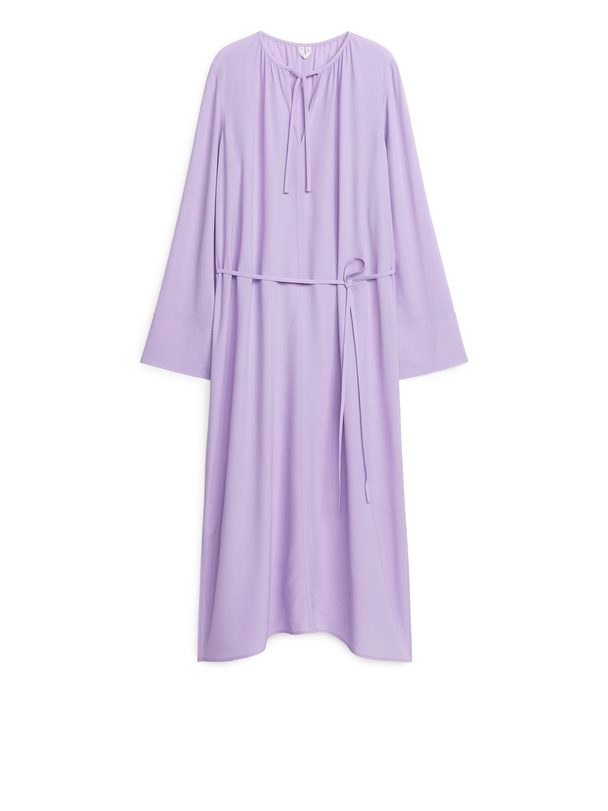 Arket Belted Dress Lilac