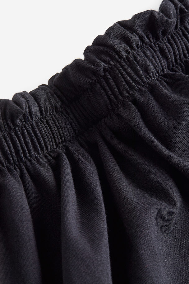 H&M Off-the-shoulder Dress Black
