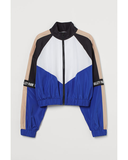 H&M Block-coloured Jacket Blue