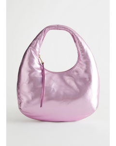 Leather Hand Bag Lilac