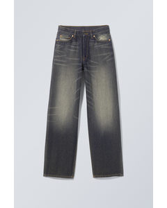 Rail Jeans mit mittelhohem Bund und geradem Bein Marsh Blue